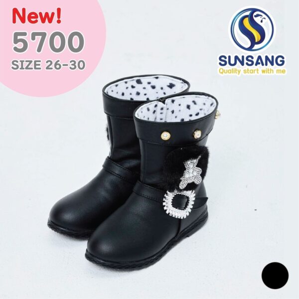 5700 Girls' Boots Shoes Size 26-30 - Image 2
