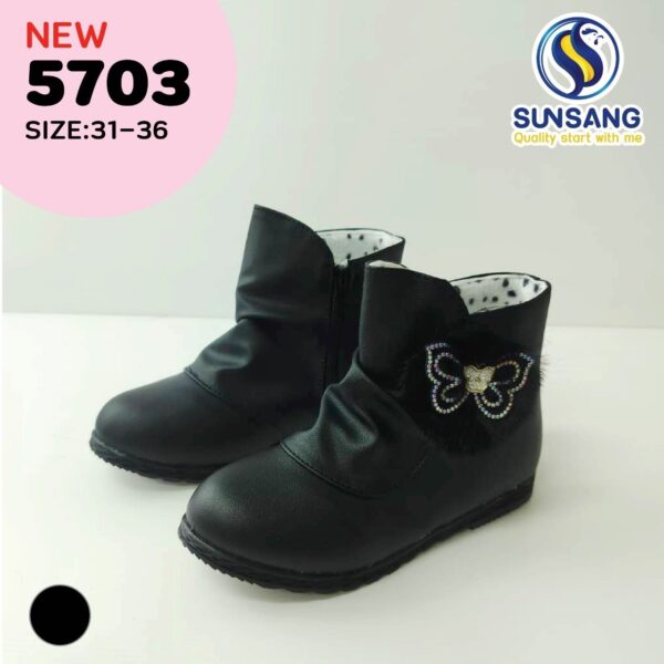 5703 Girls' Boots Shoes Size 31-36 - Image 2