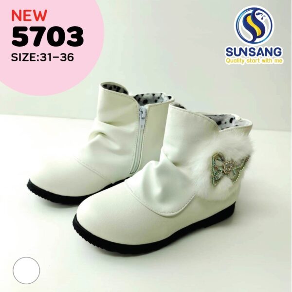 5703 Girls' Boots Shoes Size 31-36 - Image 3