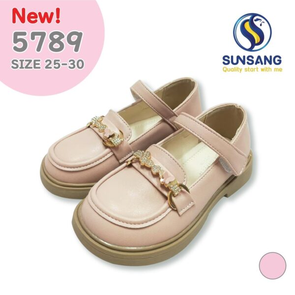 5789 Girl's Court Shoes Size 25-30 - Image 2