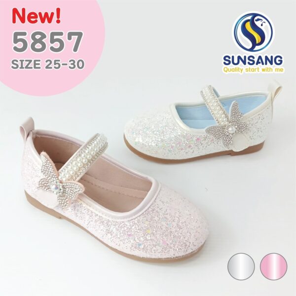 5857 Girl's Court Shoes Size 31-36