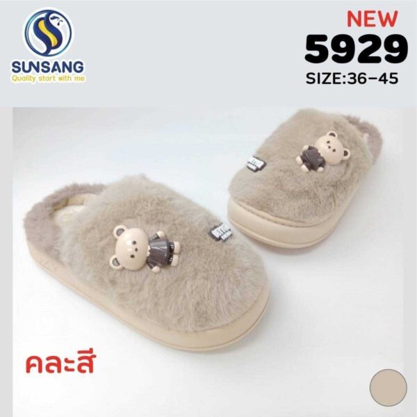 5929 Slipper ใส่ในบ้าน Size 36-45 - Image 3
