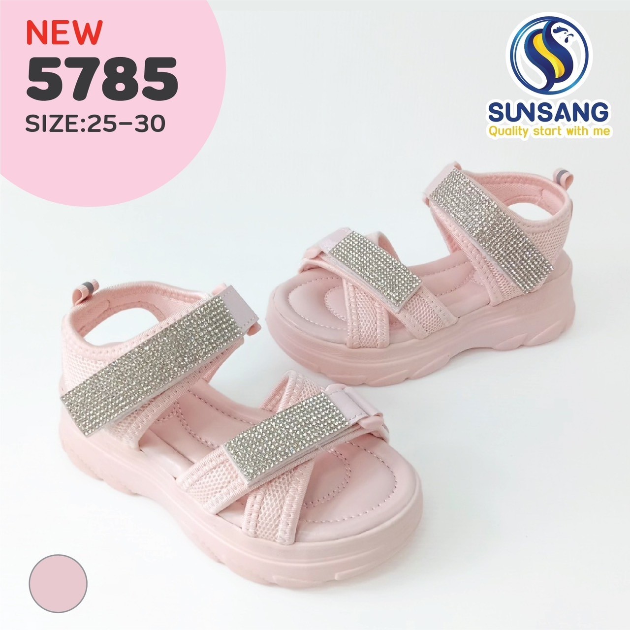 5785 Girl’s Sandals Shoes Size 25-30