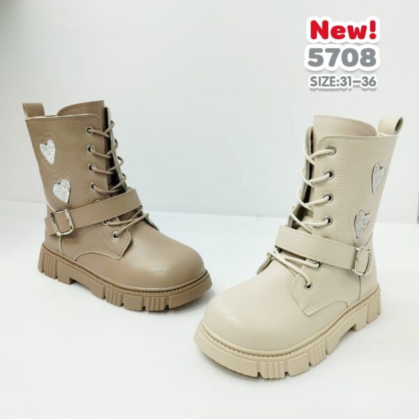 5708 Girl's Boots Shoes Size 31-36