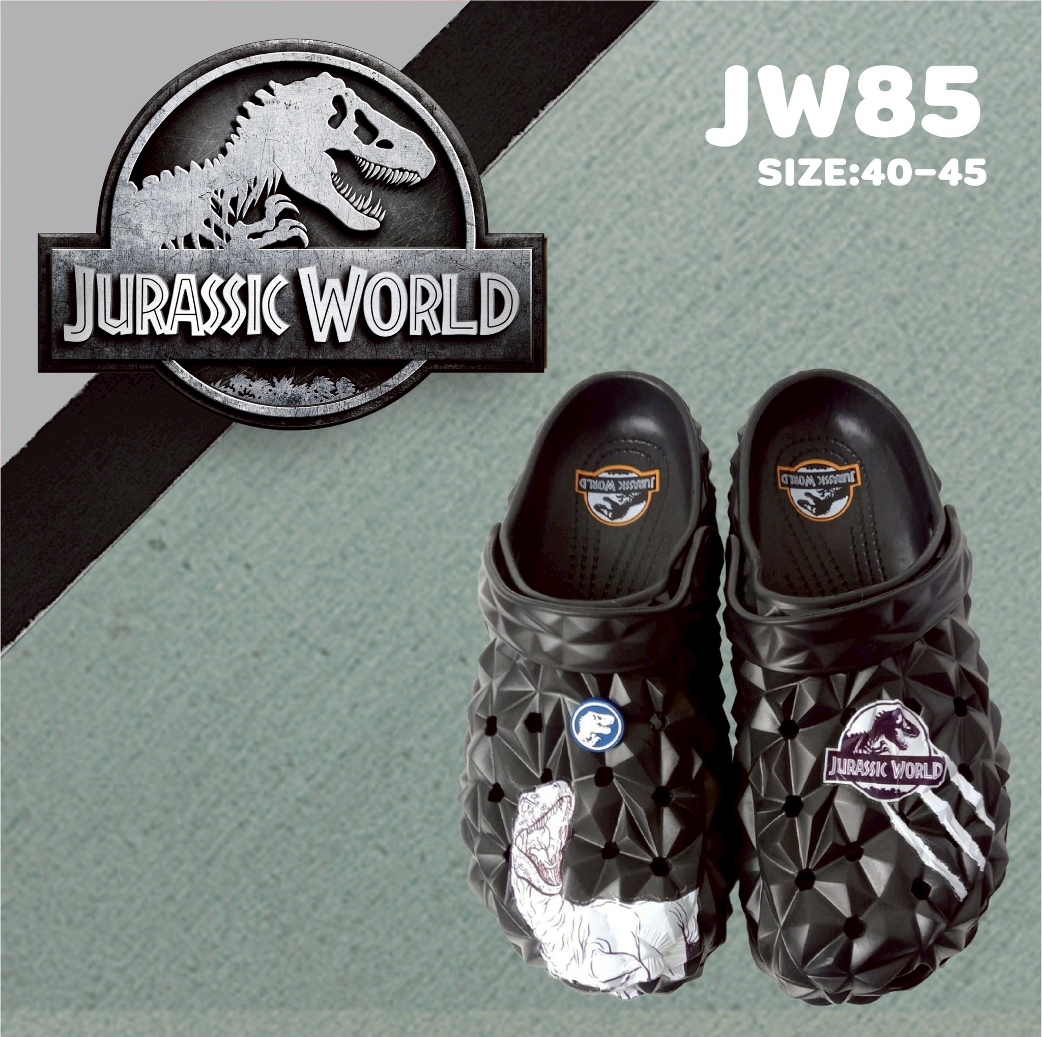 JW85 Men’s Casual big toe shoes Jurassic brand Size 40-45