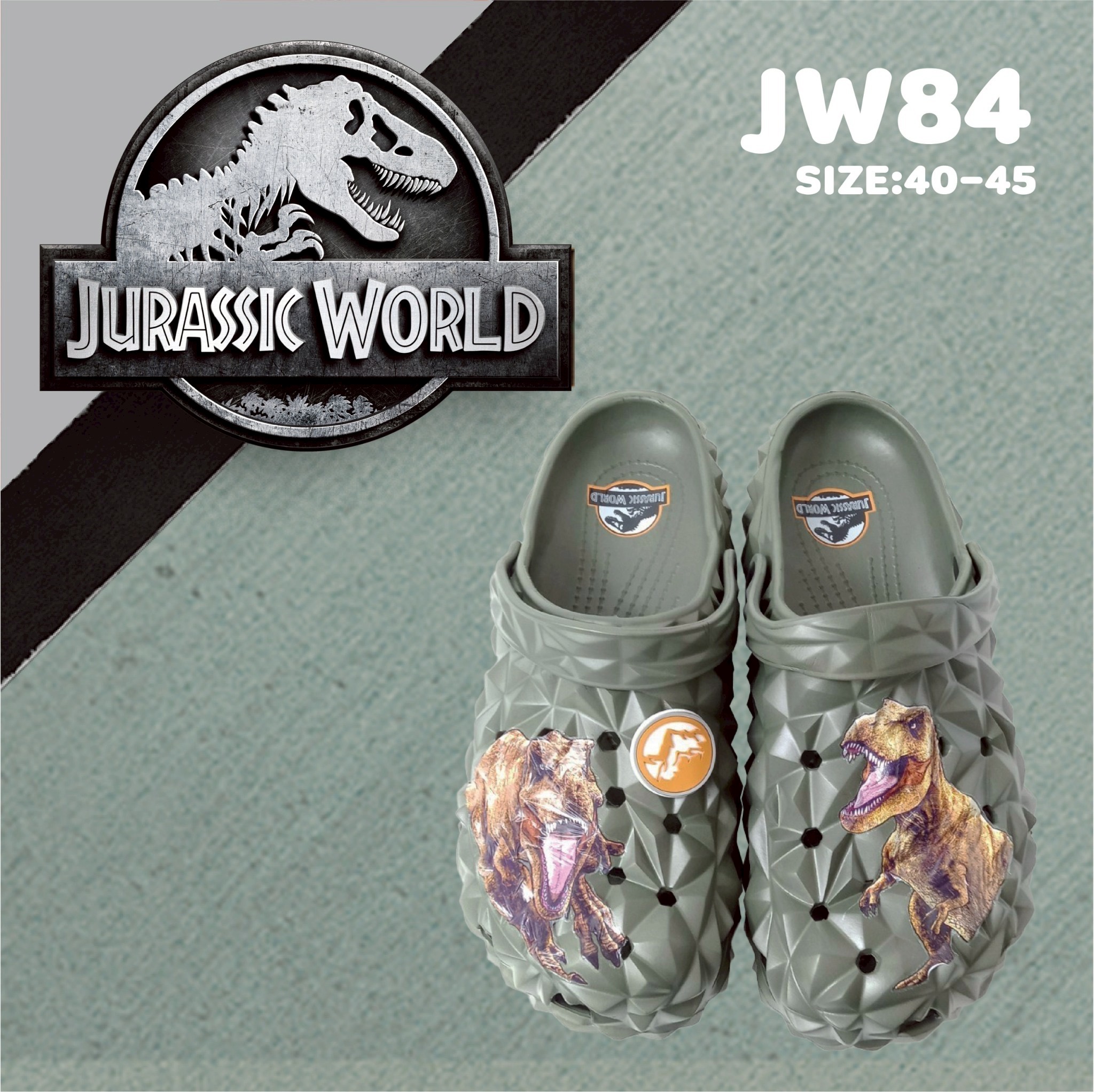 JW84 Men’s Casual big toe shoes Jurassic brand Size 40-45