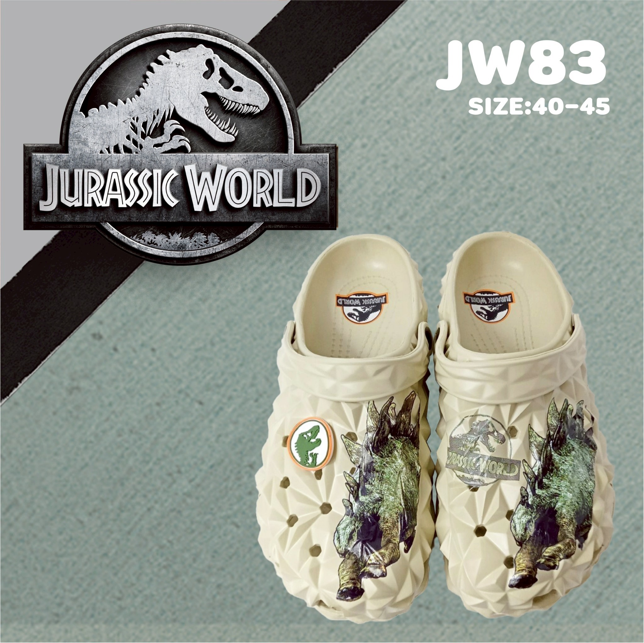 JW83 Men's Casual big toe shoes Jurassic brand Size 40-45