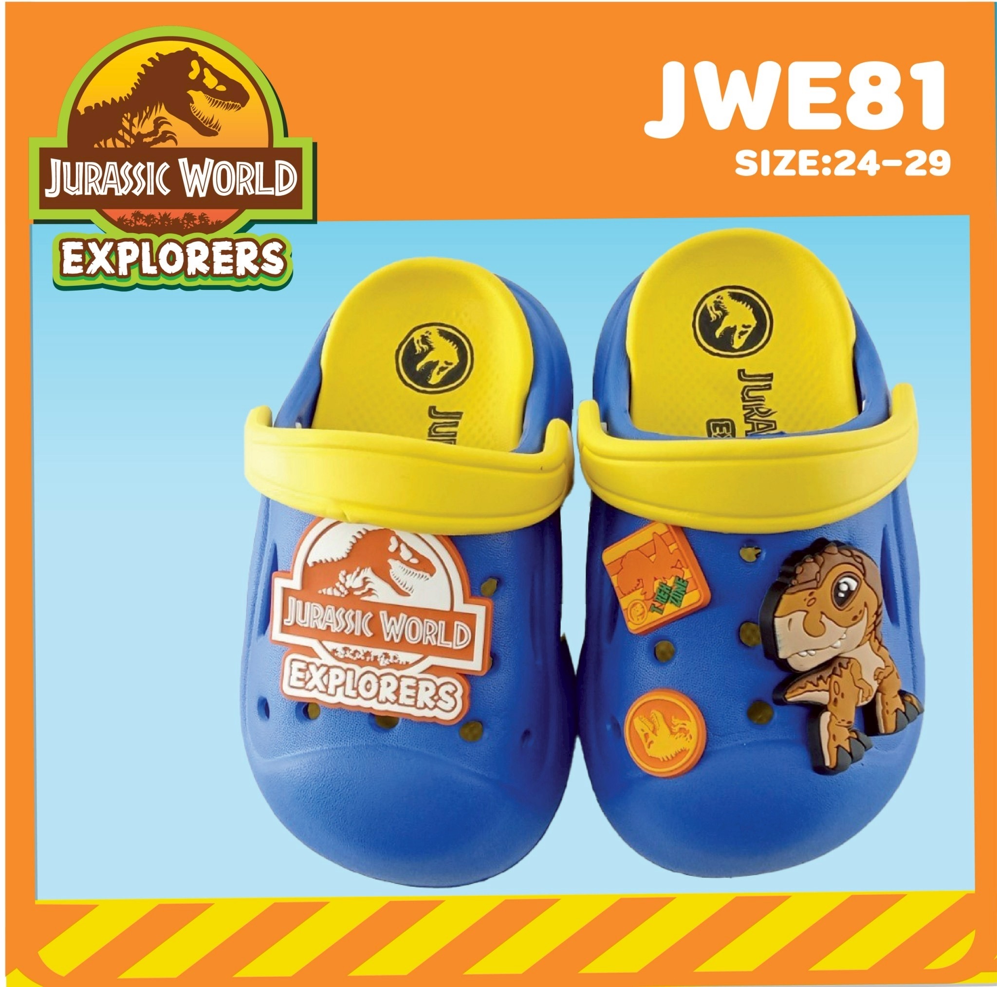 JWE81 Boy&Girl’s big toe shoes Jurassic brand Size 24-29