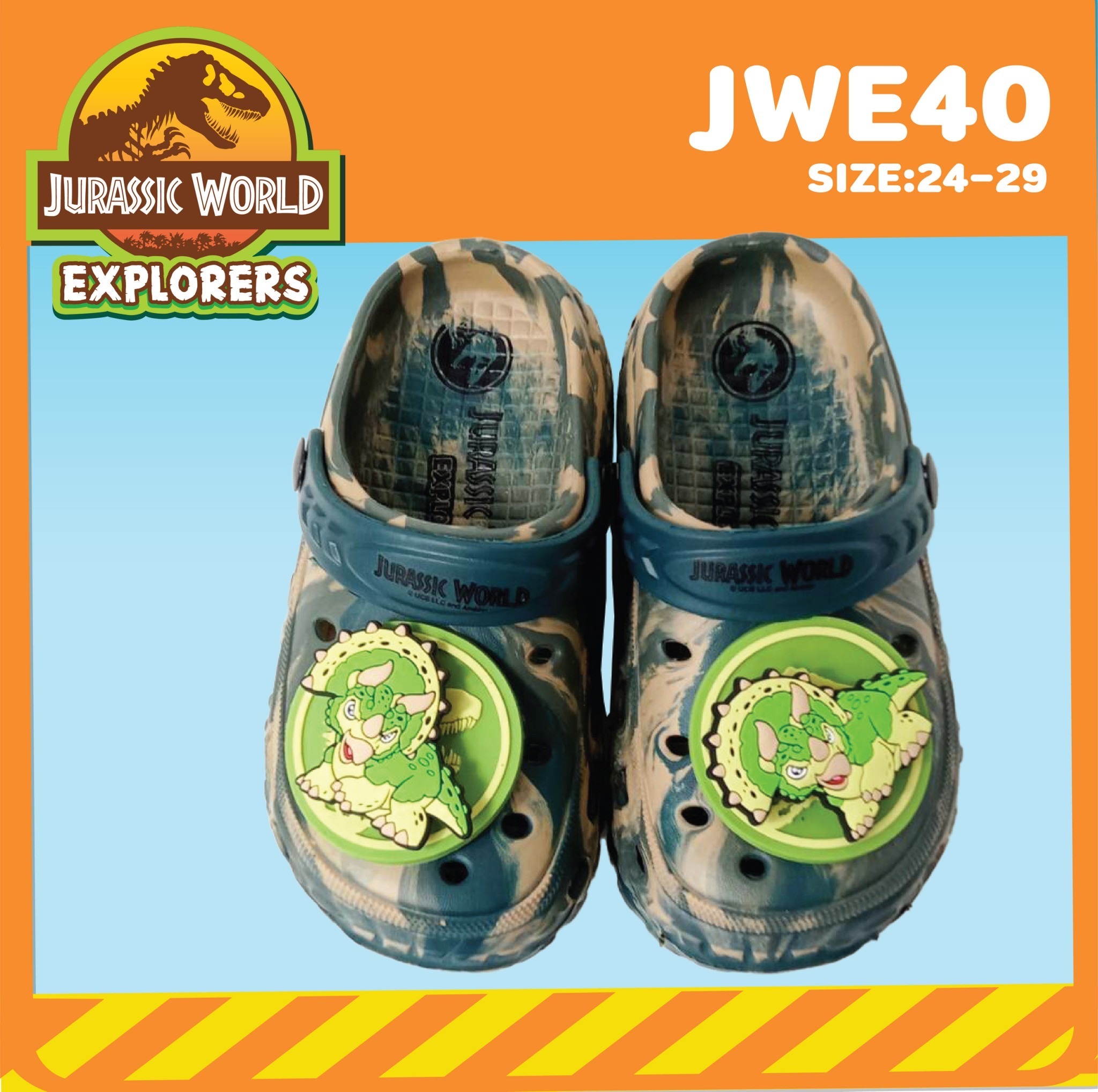 JWE40 Boy&Girl’s big toe shoes Jurassic brand Size 24-29