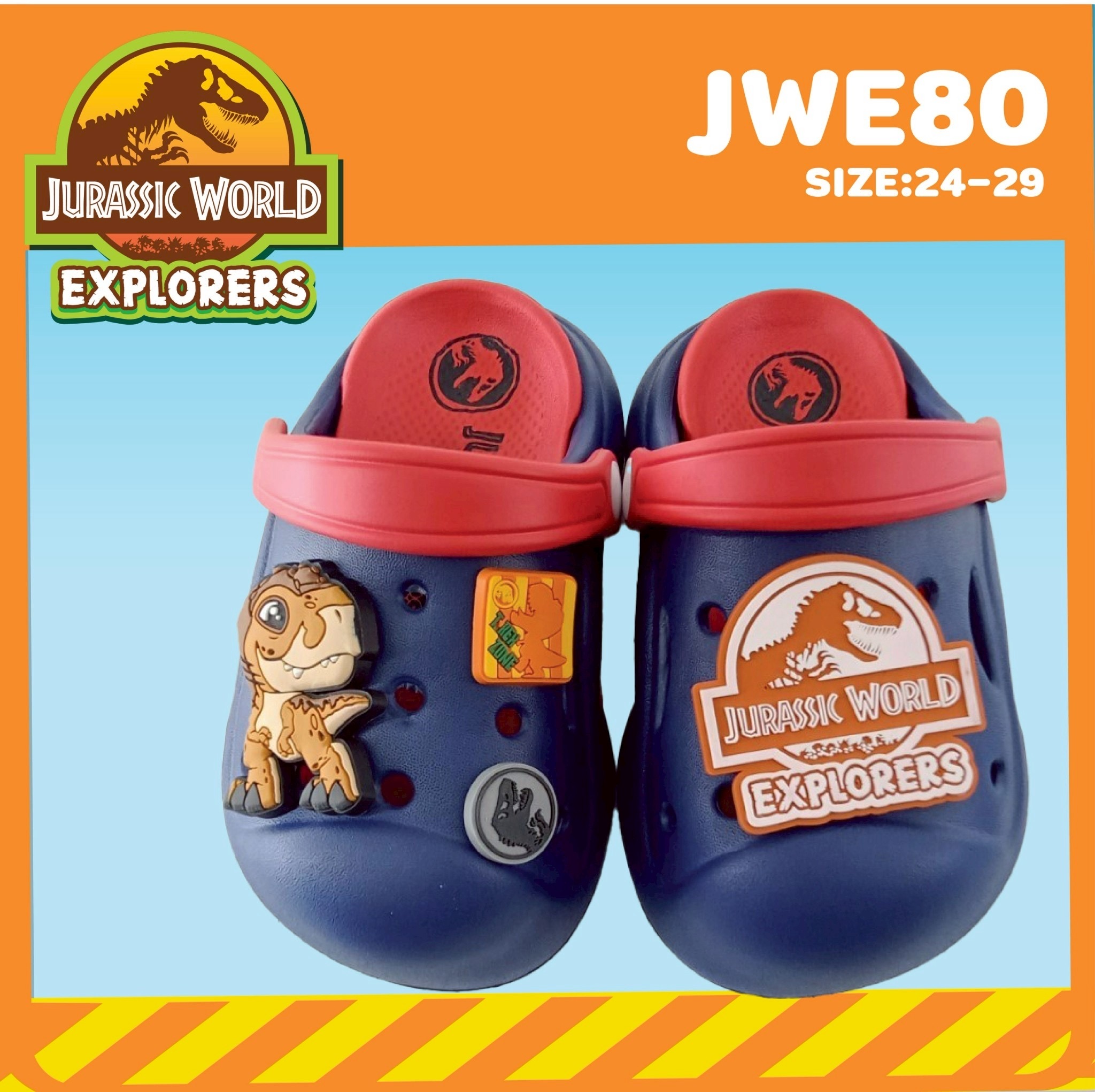 JWE80 Boy&Girl’s big toe shoes Jurassic brand Size 24-29