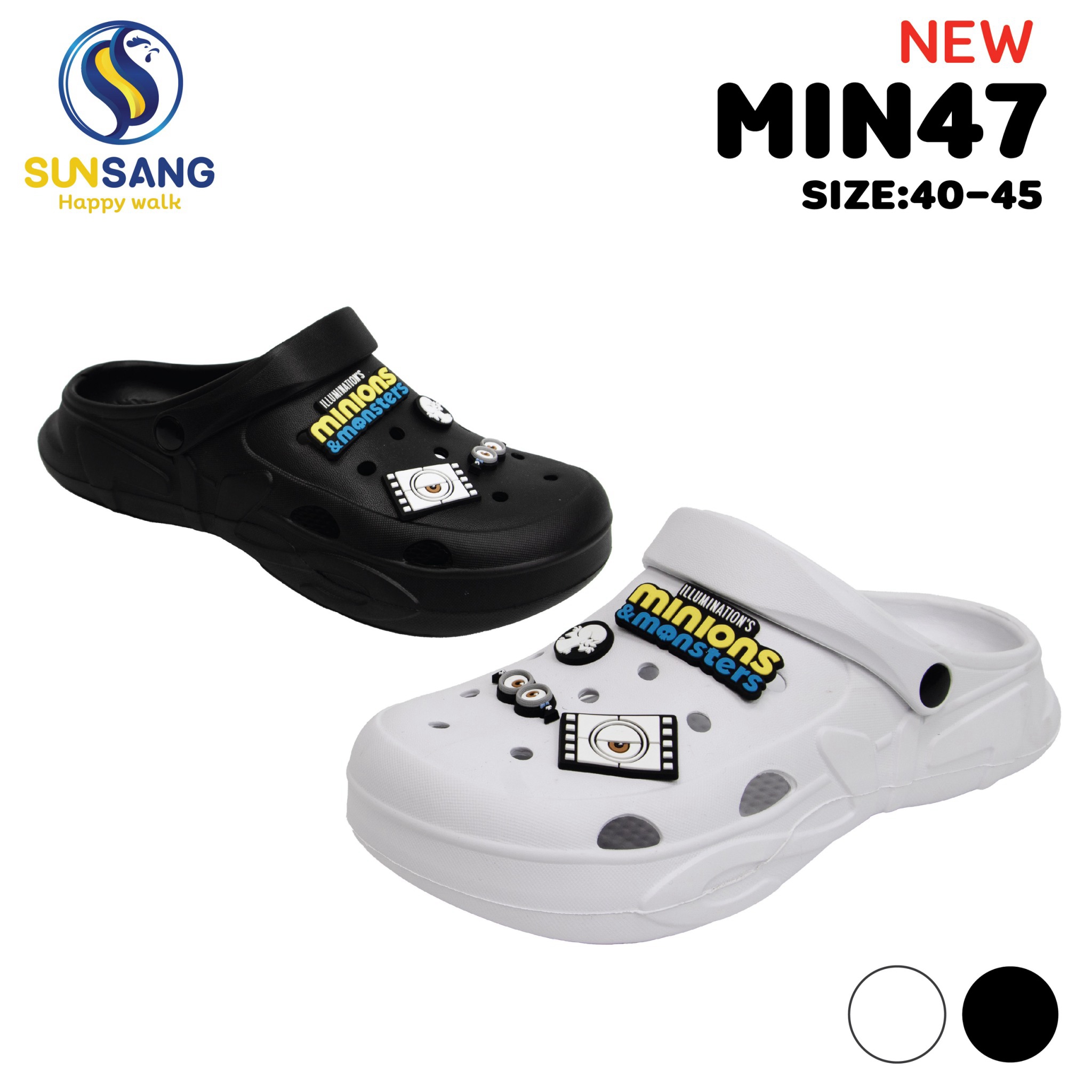 MIN47 ILLUMINATION’S MINION Men’s Big toe shoes Size 40-45