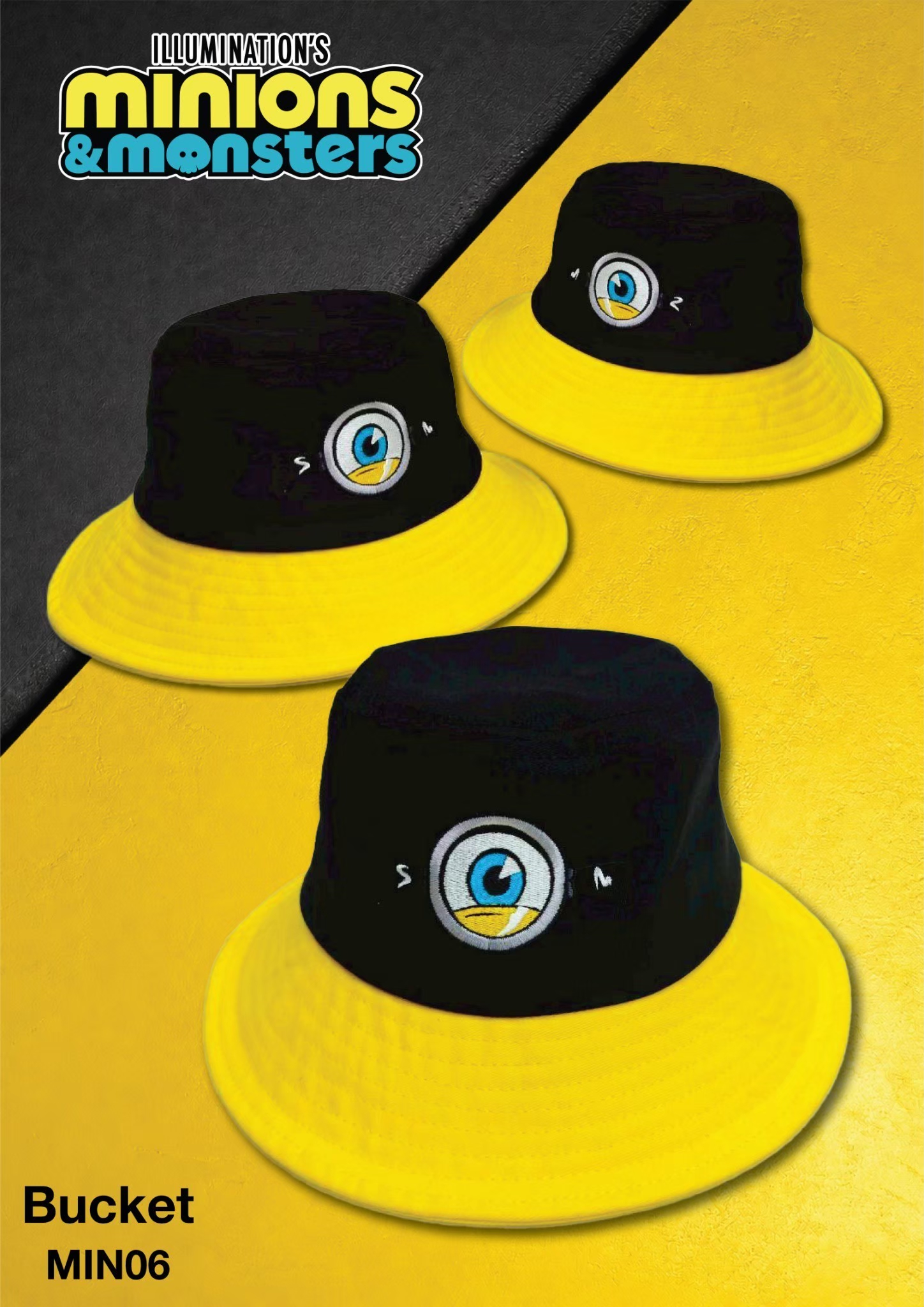 MIN06 ILLUMINATION’S MINION BUCKET HAT