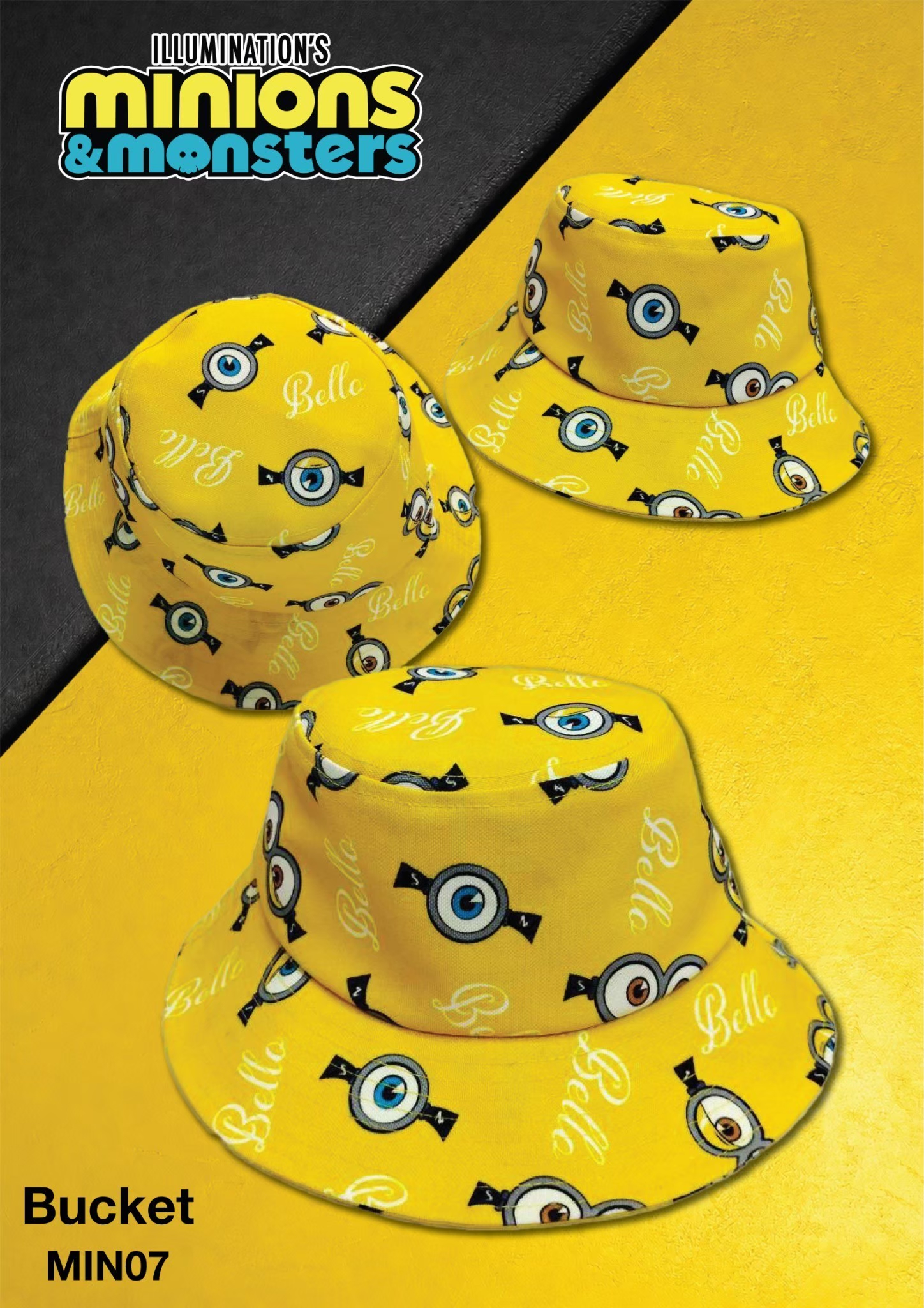 MIN07 ILLUMINATION’S MINION BUCKET HAT